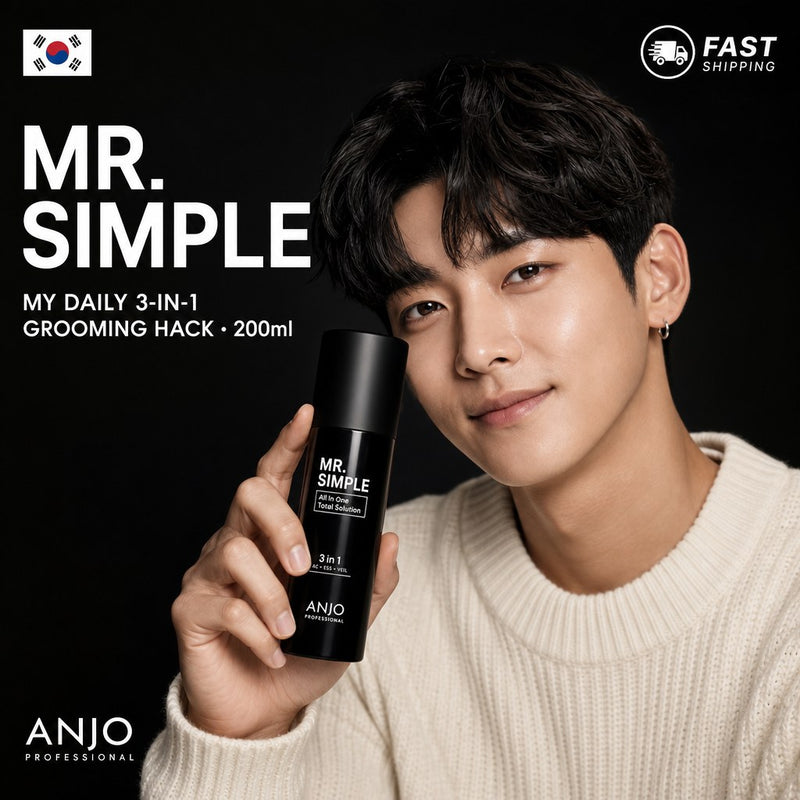ANJO Mr. Simple All-in-One Total Solution 200ml, 3-in-1 daily grooming
